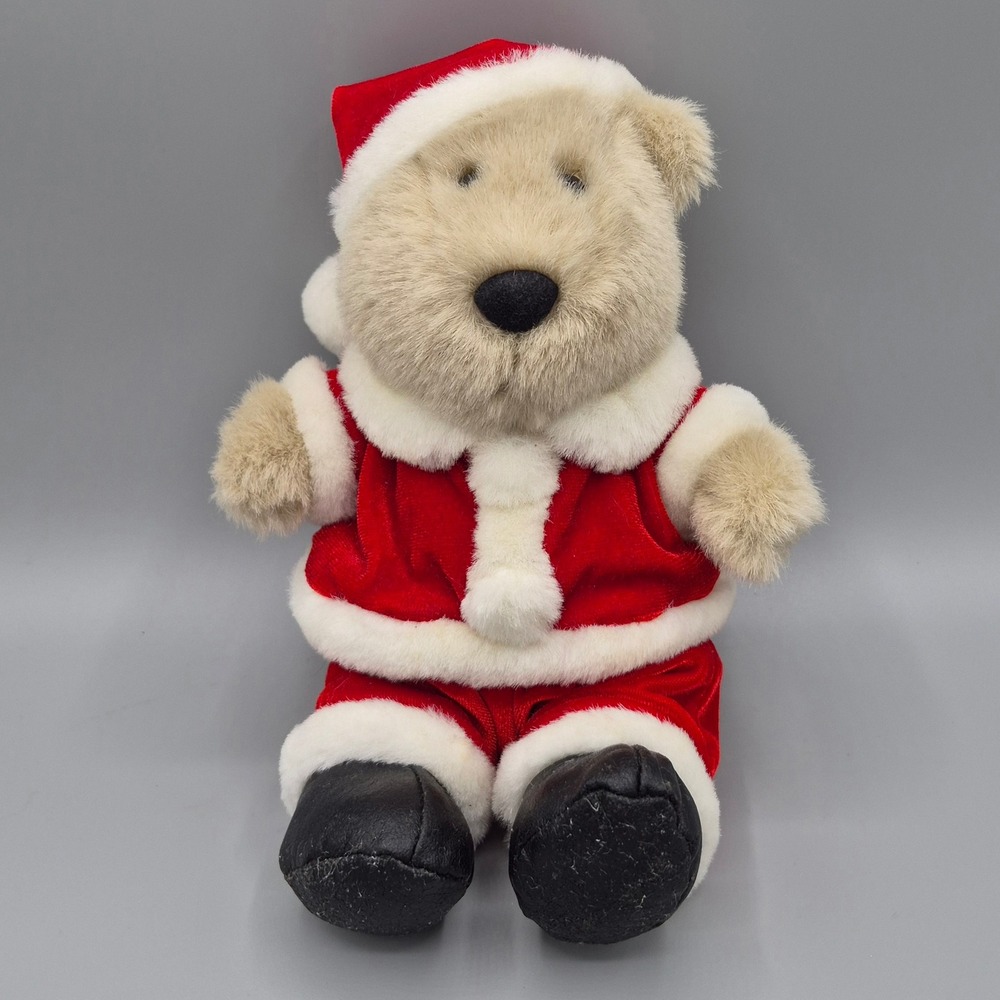 Starbucks Bearista Bear 12th Edition 2000 Christmas Santa Plush Stuffed Toy